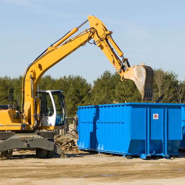 how many times can i have a residential dumpster rental emptied in Grand Chute Wisconsin